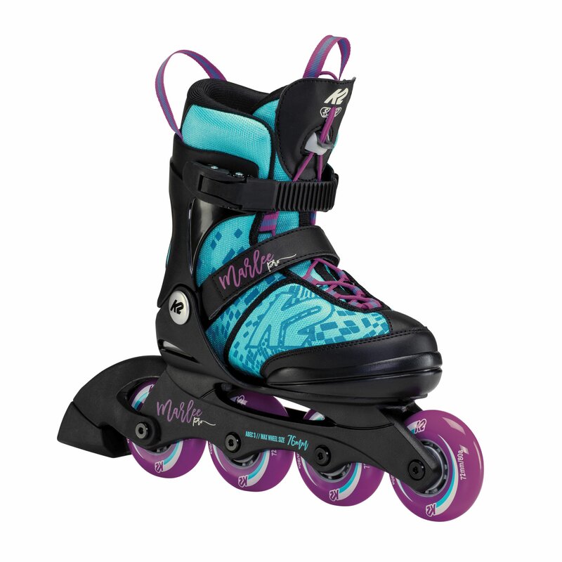 Коньки роликовые MARLEE PRO light blue purple