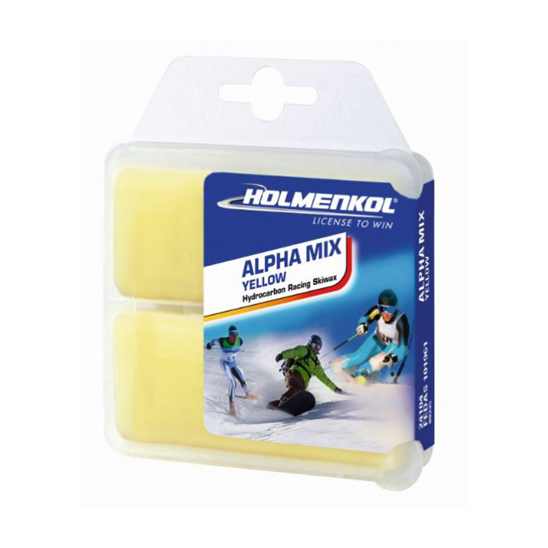 Вакса для лыж Alphamix Worldcup Skiwax yellow 2x35g