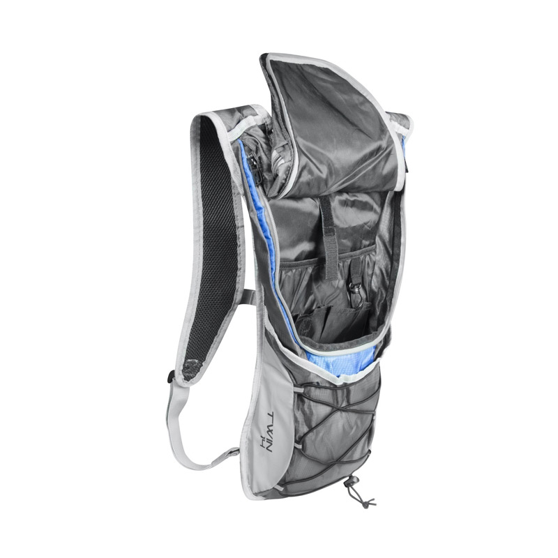 Рюкзак велосипедный backpack FORCE TWIN 14l, Grey/Blue
