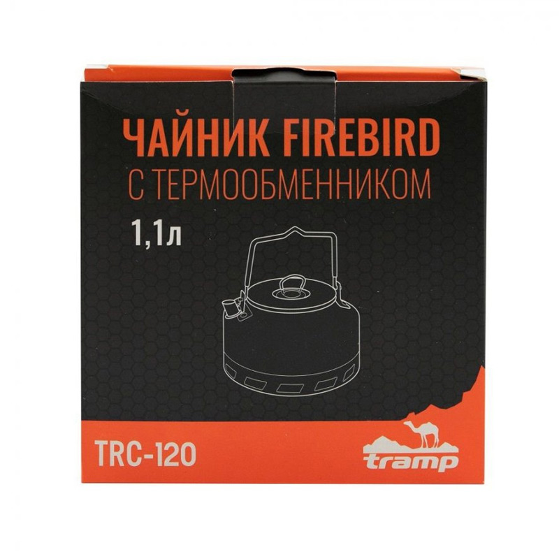 Чайник c термообменником TRAMP Firebird  1,1л