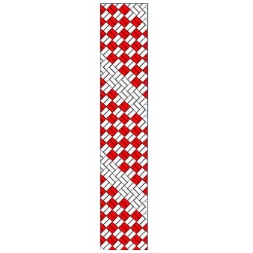 Канат для яхт MARLIN 6,0 Бело/Красный