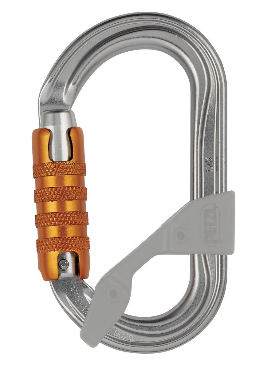 Карабин.муфт.PETZL OK TRIACT LOCK