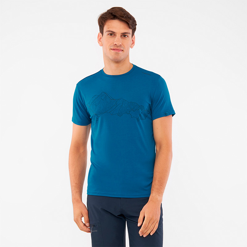Футболка мужская VIKING LENTA LIGHT M T-SHIRT Blue/Blue Bamboo