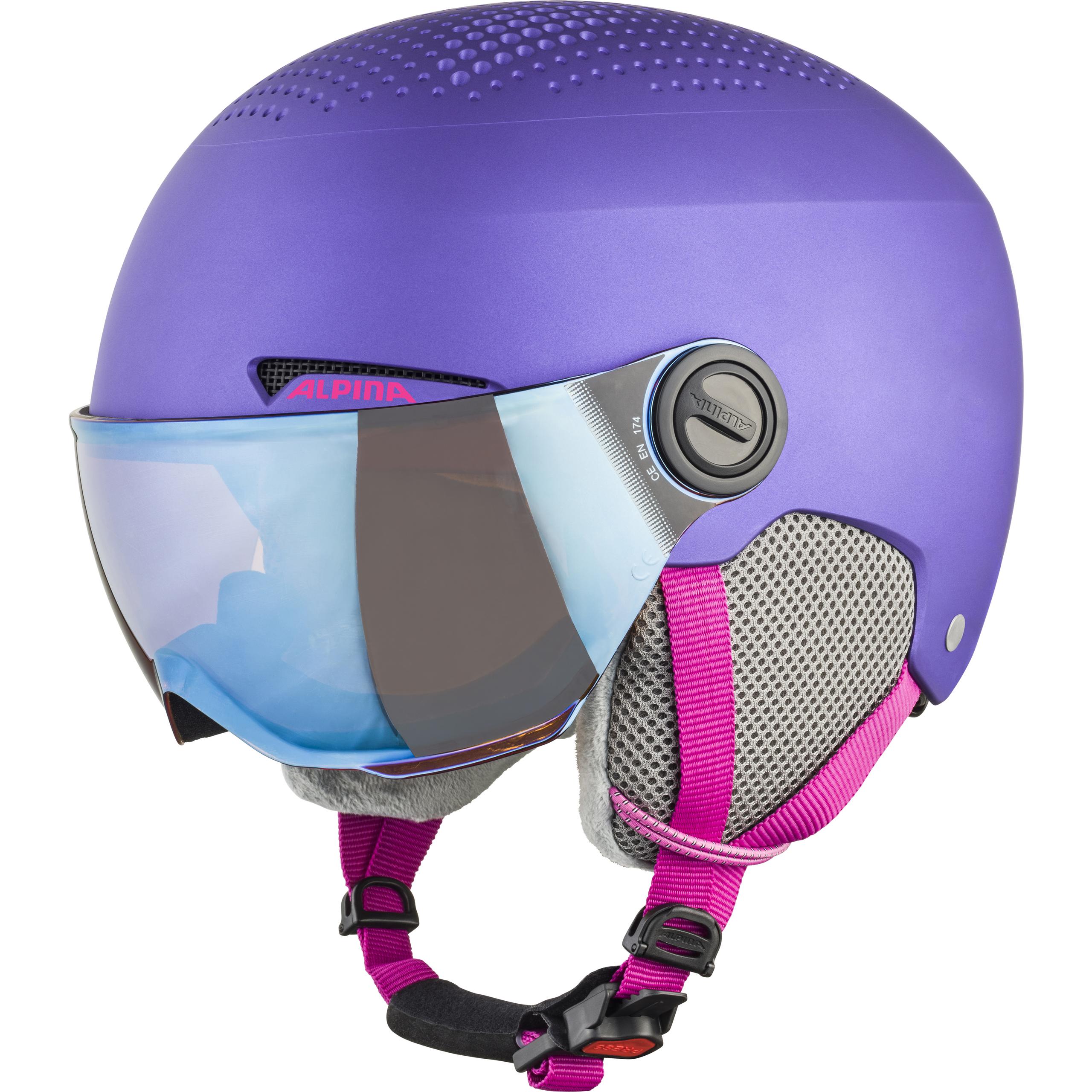 Горнолыжный шлем  ZUPO Visor Q-LITE Violet Matt