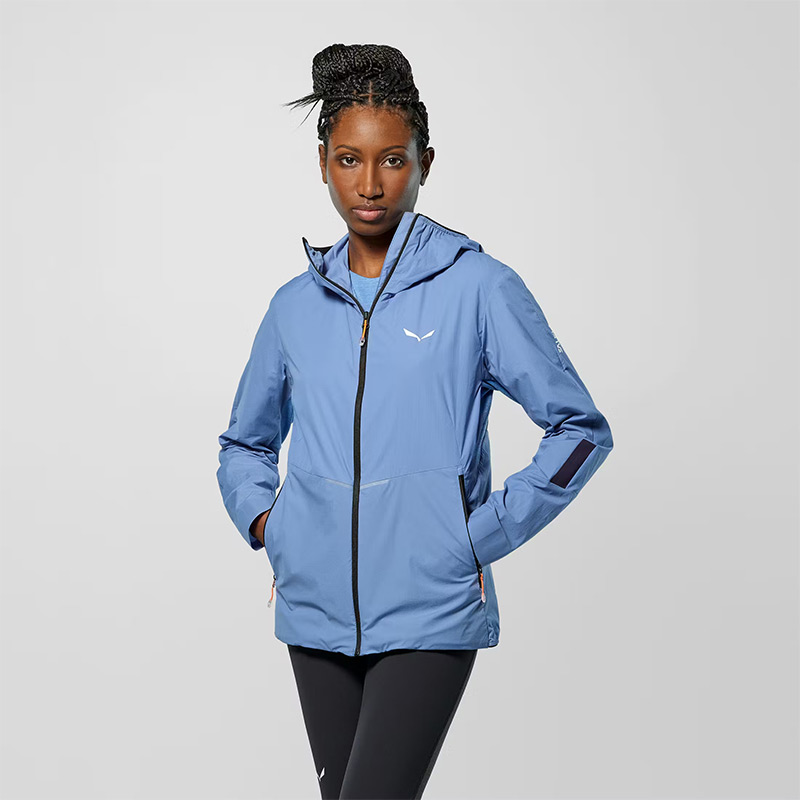 Куртка женская Salewa PEDROC WIND HOODY W JKT Morning Blue