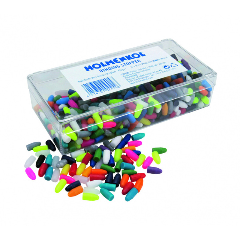 Заглушки разноцветные Binding Stopper Farbmix 500 st