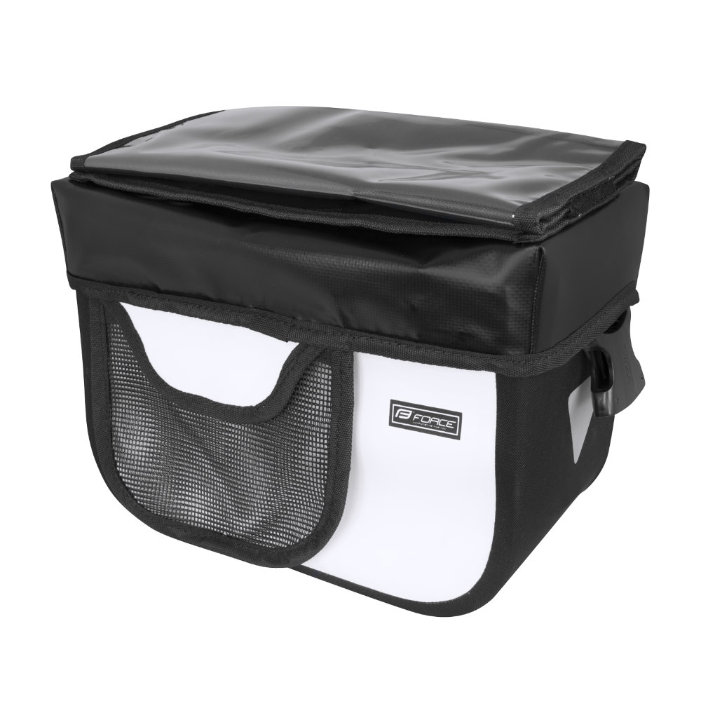 Сумка на руль bag on handlebar FORCE TRIP Black-White