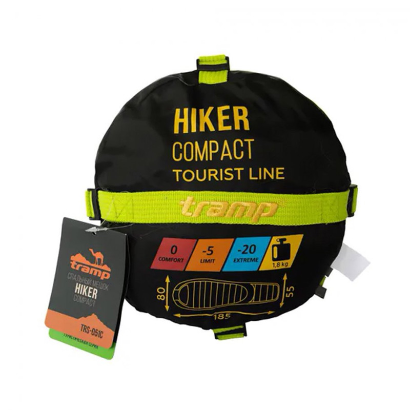 Спальный мешок TRAMP Hiker Compact Левый