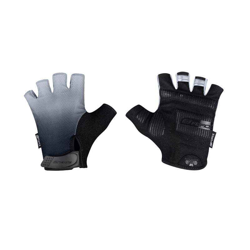 Перчатки велосипедные gloves FORCE SHADE grey
