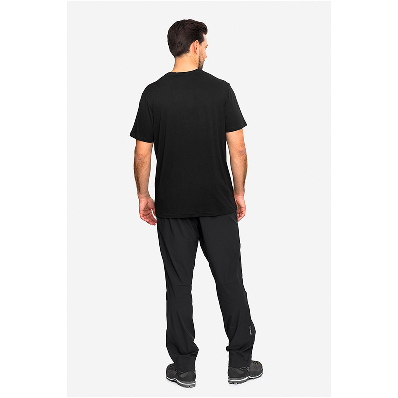 Футболка мужская VIKING LENTA LIGHT M T-SHIRT Black/Light Grey Bamboo