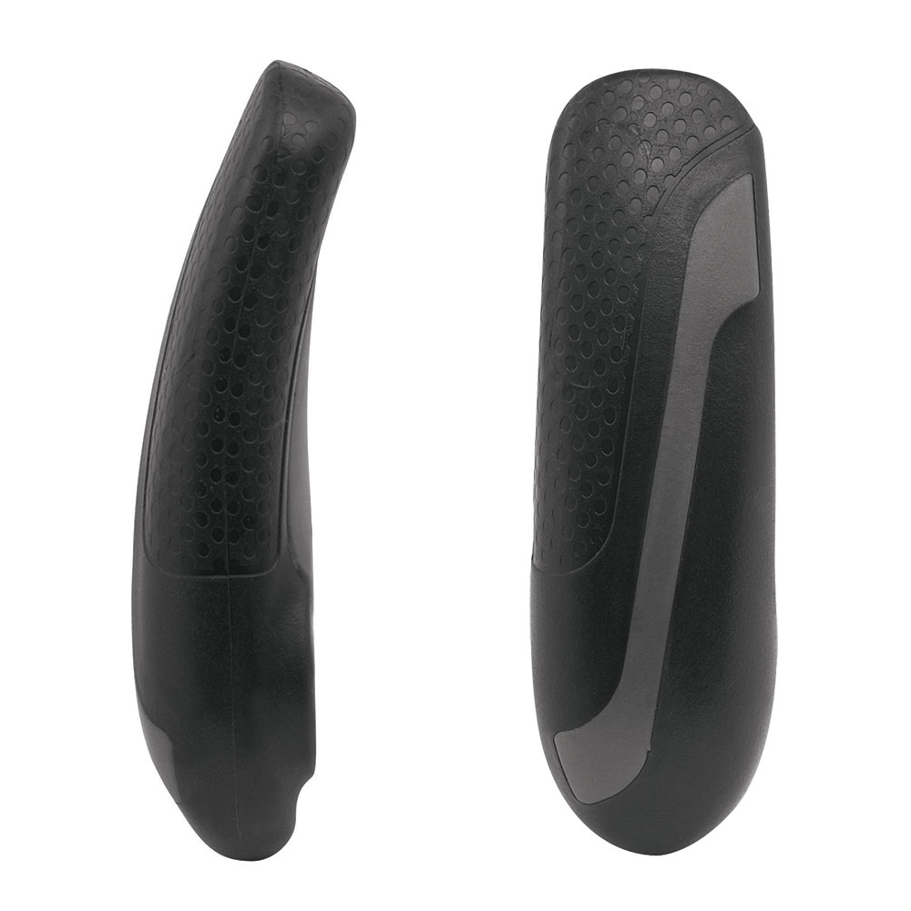 Рога на руль bar ends FORCE KARATON Al 11,3cm Grey-Black