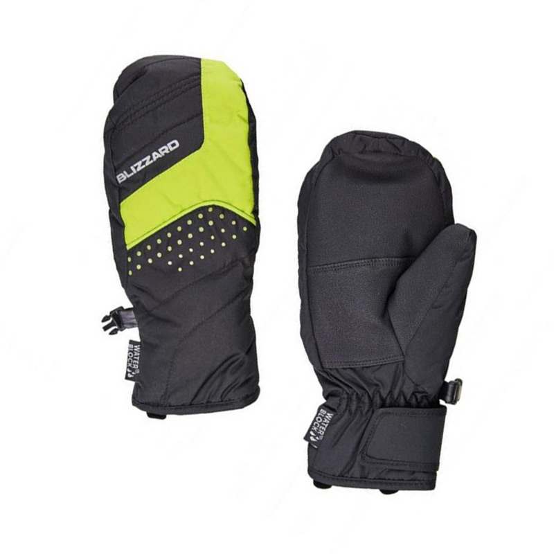 Варежки детские BLIZZARD Mitten ski J GLOVE black/green