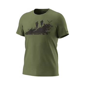 Футболка мужская Dynafit GRAPHIC CO M S/S TEE Military Green