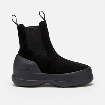 Челси женские MOON BOOT LUNA SUEDE BLACK