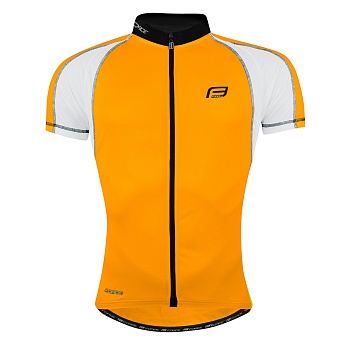Футболка jersey FORCE T10 short sleeves  orange-white