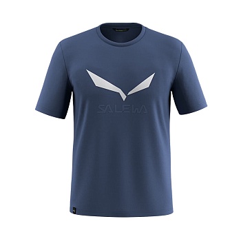 Футболка мужская Salewa SOLIDLOGO DRY M T-SHIRT Dark Denim