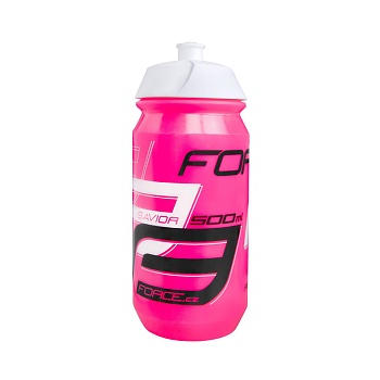 Велобутыль bottle FORCE SAVIOR 0,5 l, Pink-White-Black
