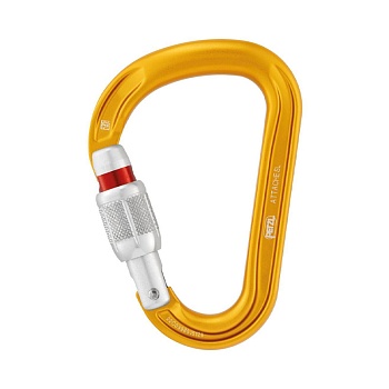 Карабин PETZL ATTACHE SCREW LOCK Yellow