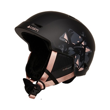 Горнолыжный шлем Cairn METEOR Black Powder Pink Leaf