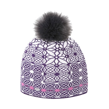 Шапочка КАМА A183 116 Violet White