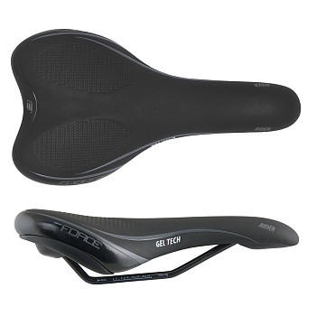 Седло saddle FORCE RIDER GEL TECH Black