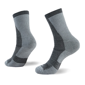 Носки Enhanced Medium weight Crew hiking socks Grey/Black/Grey