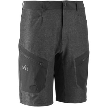 Шорты мужские KIVU STRETCH BERMUDA MIV8414 0247-black/drynamic stretch