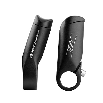 Рога на руль bar ends FORCE FIT Al 8cm Matt Black